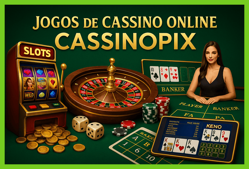 Jogos de cassino online inovadores e emocionantes na CASSINOPIX